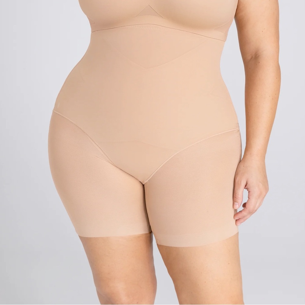 Honeylove SuperPower‎ Short Compression Shapewear Sand XL